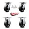 Service Caster 6 Inch Glass Filled Nylon Caster Set with Roller Bearing 2 Swivel Locks 2 Rigid SCC-35S620-GFNR-BSL-2-R-2 - alternate 3